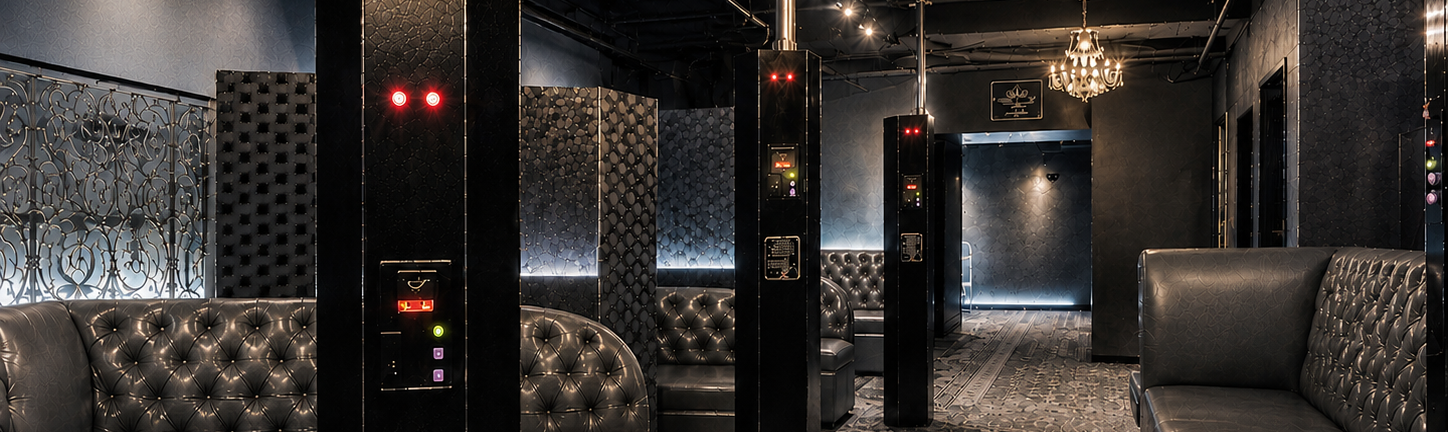 Luxury VIP package seating at Platinum Showgirls LA