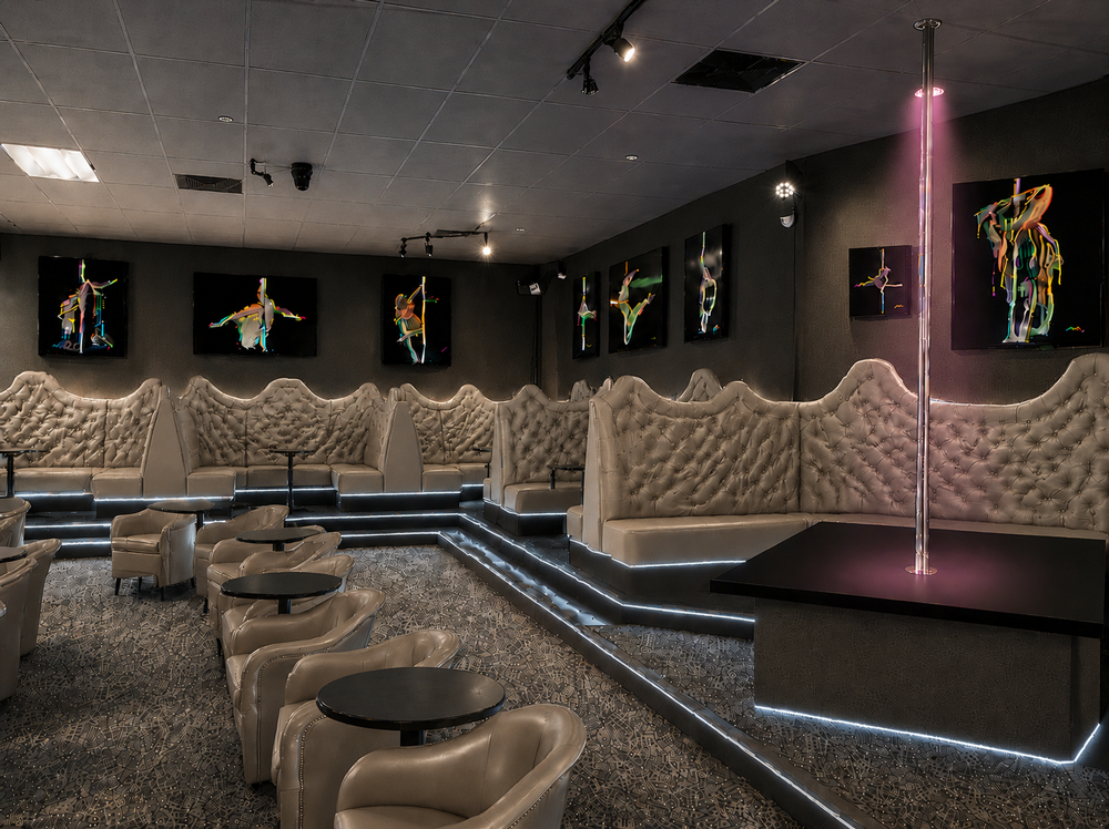 Club seating area